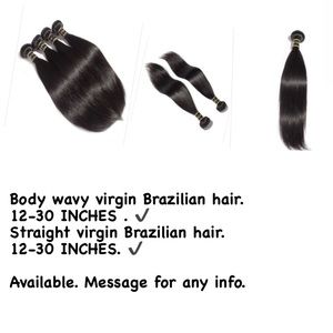 Virgin Brazilian hair!